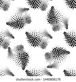 Modern halftone background meaningful dots Abstract futuristic backdrop.