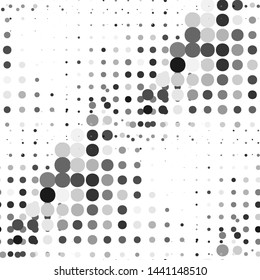 Modern halftone background meaningful dots Abstract futuristic backdrop.