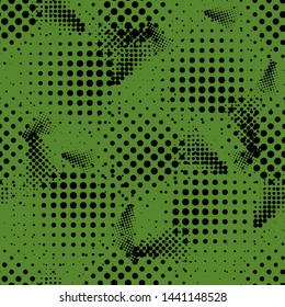 Modern halftone background meaningful dots Abstract futuristic backdrop.
