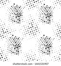 Modern halftone background meaningful dots Abstract futuristic backdrop.