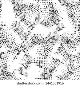 Modern halftone background meaningful dots Abstract futuristic backdrop.