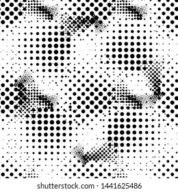 Modern halftone background meaningful dots Abstract futuristic backdrop.
