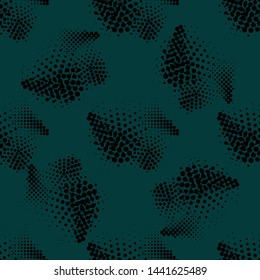 Modern halftone background meaningful dots Abstract futuristic backdrop.
