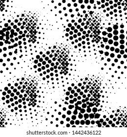 Modern halftone background meaningful dots Abstract futuristic backdrop.