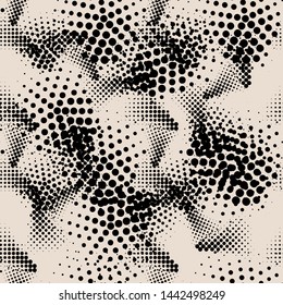 Modern halftone background meaningful dots Abstract futuristic backdrop.