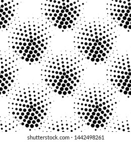 Modern halftone background meaningful dots Abstract futuristic backdrop.