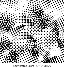 Modern halftone background meaningful dots Abstract futuristic backdrop.
