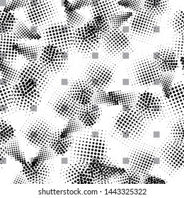 Modern halftone background meaningful dots Abstract futuristic backdrop.