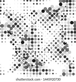 Modern halftone background meaningful dots Abstract futuristic backdrop.