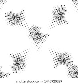 Modern halftone background meaningful dots Abstract futuristic backdrop.