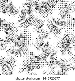 Modern halftone background meaningful dots Abstract futuristic backdrop.