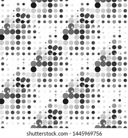 Modern halftone background meaningful dots Abstract futuristic backdrop.