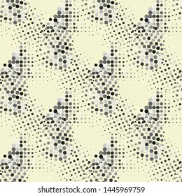 Modern halftone background meaningful dots Abstract futuristic backdrop.