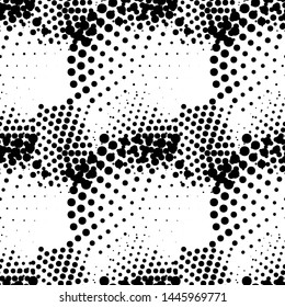 Modern halftone background meaningful dots Abstract futuristic backdrop.