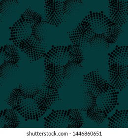 Modern halftone background meaningful dots Abstract futuristic backdrop.