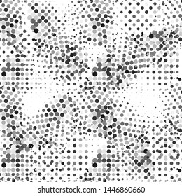 Modern halftone background meaningful dots Abstract futuristic backdrop.