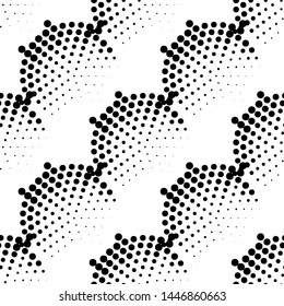 Modern halftone background meaningful dots Abstract futuristic backdrop.