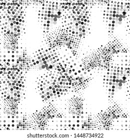 Modern halftone background meaningful dots Abstract futuristic backdrop.