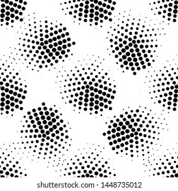 Modern halftone background meaningful dots Abstract futuristic backdrop.