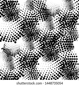 Modern halftone background meaningful dots Abstract futuristic backdrop.