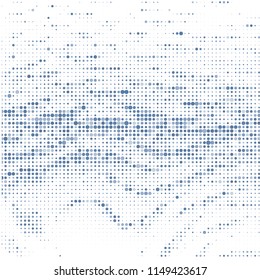Modern halftone background for text