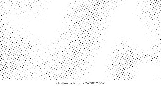 Modern halftone gradient texture. Vanishing polka dot background. Repeating dots gradation modern abstract
