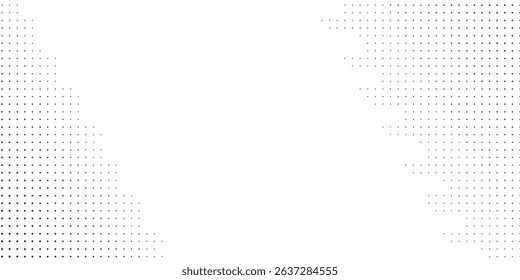 Modern halftone gradient texture. Vanishing polka dot background. Repeating dots gradation pattern background simple abstract design