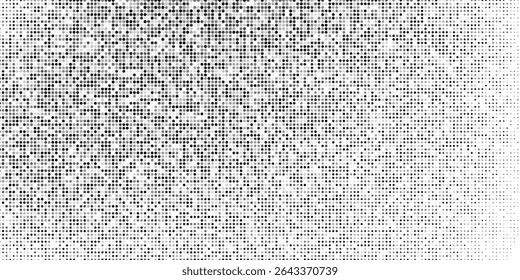Modern halftone gradient texture. Vanishing polka dot background. Repeating dots abstract simple art
