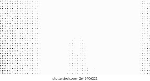 Modern halftone gradient texture. Vanishing polka dot background abstract modern