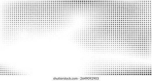 Moderna textura de degradado semitono. Vanishing polka dot ilustración de fondo abstracto diseño de arte simple