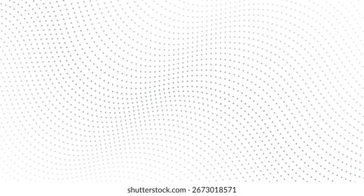 Modern halftone gradient texture. Vanishing polka dot illustration abstract simple