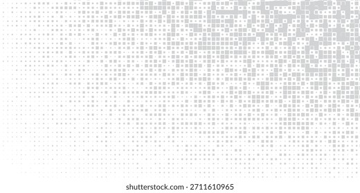 Modern halftone gradient texture. Vanishing polka dot background. Repeating dots gradation pattern abstract