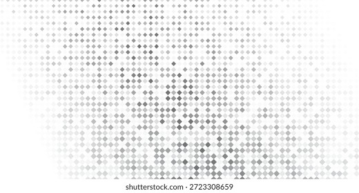 Moderne Rastergradientenstruktur. Verschwindender Polka-Punkt-Hintergrund. Wiederholte Punkte Gradationsmuster abstrakt einfaches Design