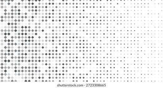 Textura gradiente de meio-tom moderna. Plano de fundo de ponto de polca de fuga. Repetindo pontos padrão de gradação abstrato simples design