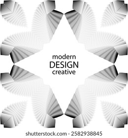 modern halftone lines background, creative dynamic pattern, vector banner, poster, card, flyer, cover design template