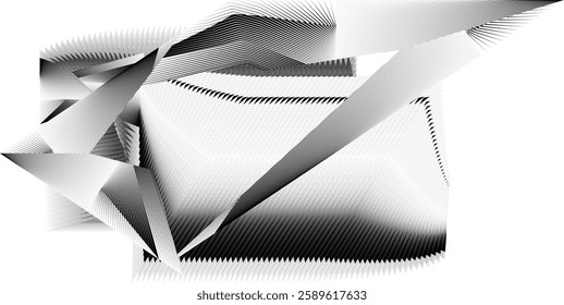 modern halftone lines background, creative dynamic pattern, vector card, banner, poster, flyer design template