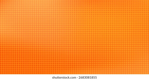 Moderna textura de gradiente de patrón de color naranja semitono con tecnología de arte simple