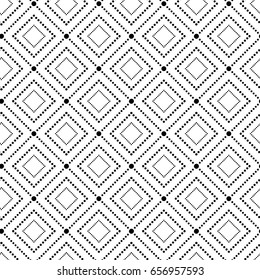 MODERN HALFTONE SEAMLESS VECTOR PATTERN. CIRCLES IN PARALLEL SQUARE SHAPE