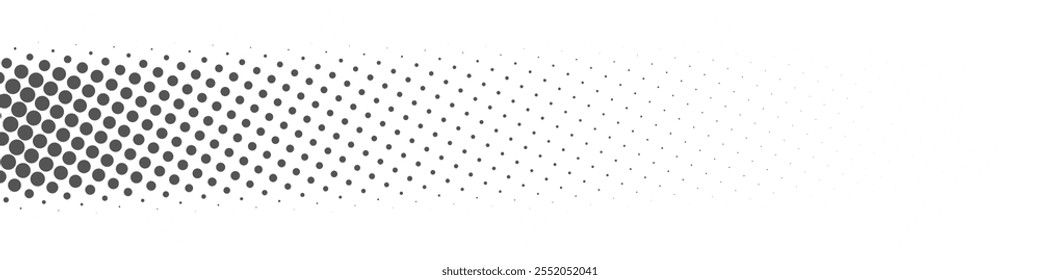 
Modern Halftone Vector Geometric Dots in Black and White for Product Graphics and Branding
