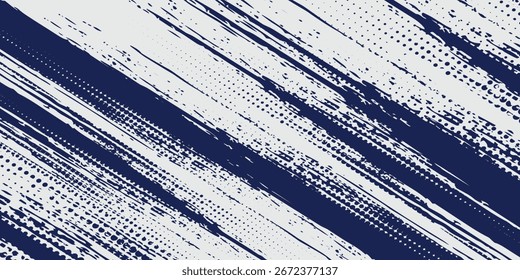 Fondo de puntos de onda de semitono moderno. Patrón de grunge retorcido futurista, puntos, círculos de diseño de arte moderno abstracto