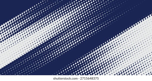 Fondo de puntos de onda de semitono moderno. Patrón de grunge retorcido futurista, puntos, círculos. Vector de textura de arte pop óptico moderno para carteles de arte moderno