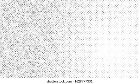 Modern halftone white and grey background. Design decoration concept for web layout, poster, banner. Vector light abstract technology halftone background. Abstract geometric backdrop with polka dots