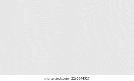 Modern halftone white and grey background. Design decoration concept for web layout, poster, banner. Abstract white and gray background chrome or aluminium texture. Elegant decoration gray surface