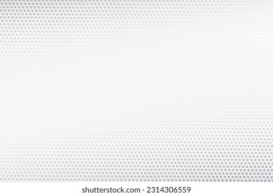 Modern Halftone white and grey background. Decorative web concept, banner, layout, poster. Vector illustration