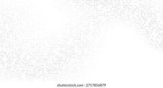 Modern halftone white and grey background. Design decoration concept for web layout, poster, banner