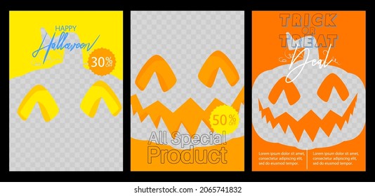 Modern Halloween Sale design for poster templates. Annual report, presentations, leaflet, book, sale poster, flyer, brochure, cover design. Corporate advertising graphic design.