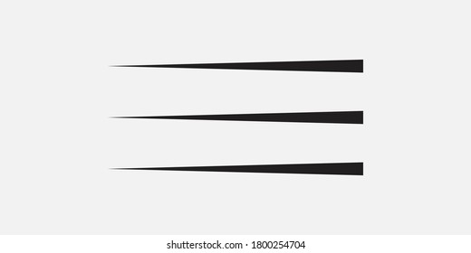 Modernes Hamburger-Menü-Symbol. Flaches Symbol. Vektorgrafik-Symbol. Hamburger Handyknöpfe. Menüsymbole der Benutzeroberfläche.