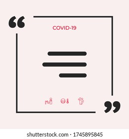 Modern hamburger menu icon for mobile apps and websites. Graphic elements for your design
