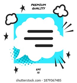 Modern hamburger menu icon for mobile apps and websites. Graphic elements for your design