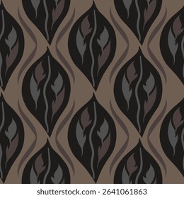 Modern Hand draw floral pattern. Leaves and flowers on a green background. Colorful cover. Design for card, invitation, book, info banner frame, title sheet, presentation, wrapping, printing on fabric